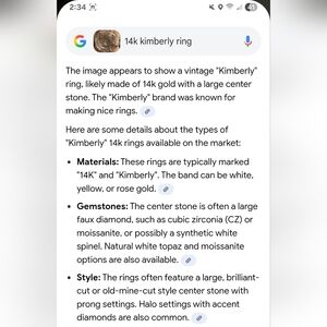 14k Faux Vintage Ring